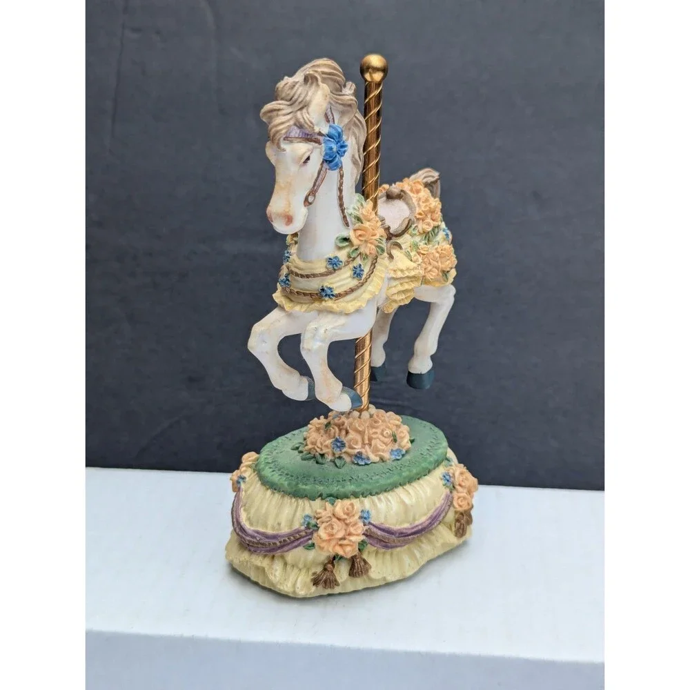Melodies County Fair Carousel Horse Heritage House 'Somewhere Over the Rainbow'